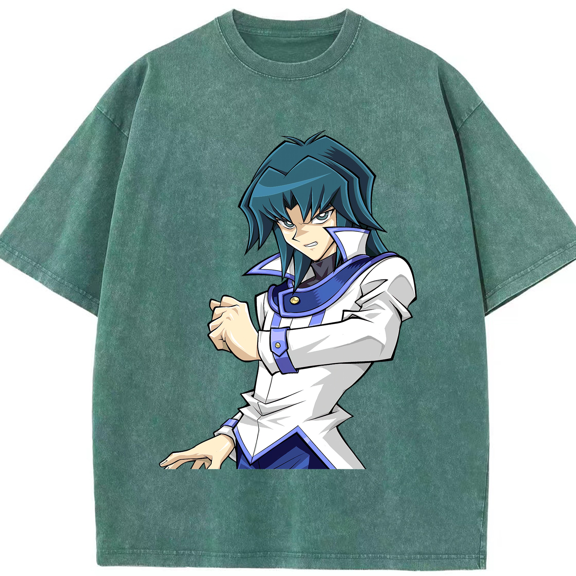 （画像用） 遊☆戯☆王 Yu-Gi-Oh! 綿100% ヴィンテージ風 半袖Tシャツ（フロントプリント）